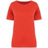 Camiseta ecorresponsable  efecto lavado mujer