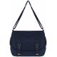 Bolsa con solapa ecorresponsable efecto lavado Ref.TTNS140-AZUL MARINO LAVADO 