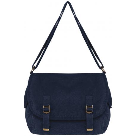 Bolsa con solapa ecorresponsable efecto lavado