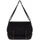 Bolsa con solapa ecorresponsable efecto lavado Ref.TTNS140-NEGRO LAVADO 