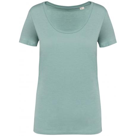 Camiseta ecorresponsable slub mujer