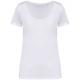 Camiseta ecorresponsable slub mujer Ref.TTNS329-BLANCO