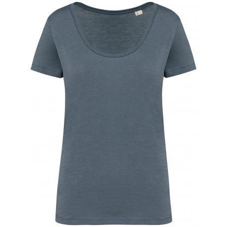 Camiseta ecorresponsable slub mujer