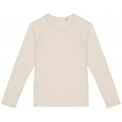Camiseta ecorresponsable manga larga raglan mujer