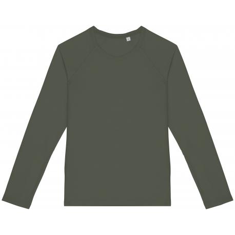 Camiseta ecorresponsable manga larga raglan mujer