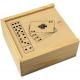 Caja de madera con naipes y dados Myriam Ref.GI2553-CUSTOM/MULTICOLOR 