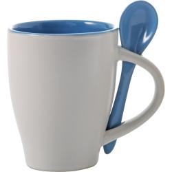 Taza y cuchara de cerámica Eduardo