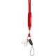 Lanyard de poliéster y PVC Ariel Ref.GI4164-ROJO 