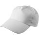 Gorra de sarga de algodón Lisa Ref.GI9128-BLANCO 