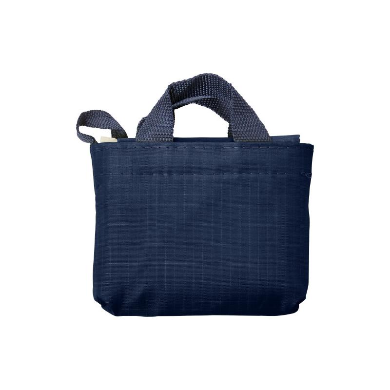  Bolsa plegable para carrito portátil, con cremallera,  reutilizable, de gran capacidad, portátil, de tela Oxford, con ruedas (azul  púrpura) : Productos de Oficina