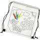 Mochila infantil de nonwoven Santino Ref.GI7909-BLANCO 