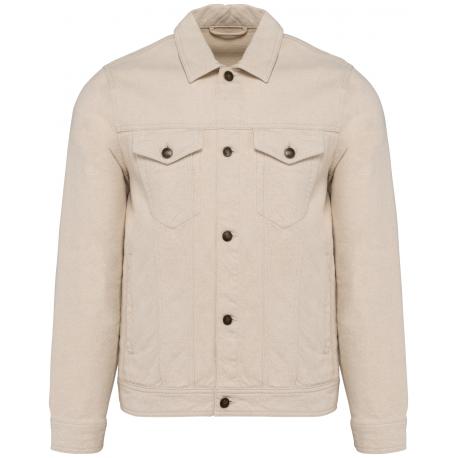 Chaqueta ecorresponsable de cáñamo hombre