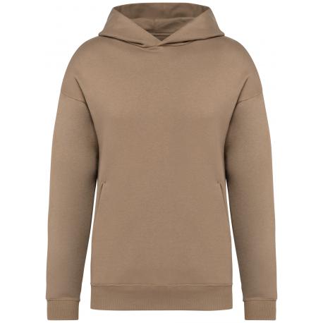 Sudadera ecorresponsable con capucha oversize unisex
