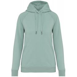 Sudadera  con capucha y manga raglán mujer - 350g