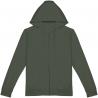 Sudadera ecorresponsable cremallera y capucha french terry unisex