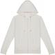 Sudadera ecorresponsable cremallera y capucha french terry unisex Ref.TTNS417-WASHED IVORY