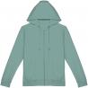 Sudadera ecorresponsable cremallera y capucha french terry unisex