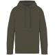 Sudadera ecorresponsable con capucha french terry unisex Ref.TTNS416-WASHED ORGANIC KHAKI