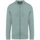 Sudadera con capucha y cremallera hombre - 260g Ref.TTNS426-JADE GREEN