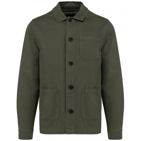 Chaqueta worker ecorresponsable efecto lavado hombre