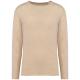 Jersey ecorresponsable cuello redondo de lyocell hombre Ref.TTNS905-BEIGE SAND HEATHER