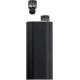 Power Bank de aluminio, 2 en 1 Letitia Ref.GI8163-NEGRO 