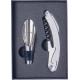 Set de vino de acero inox. Dale Ref.GI8589-NEGRO 