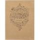 Set de dibujo de cartón con mandalas Kora Ref.GI8670-MARRÓN 