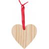Adorno navideño de corazón de madera Einar