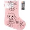 Calcetín navideño de nonwoven (80gr / m²) Jasleen