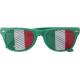 Gafas de sol de PMMA con bandera Lexi Ref.GI9346-VERDE/BLANC 