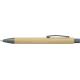 Bolígrafo de bambú y plástico Kalani Ref.GI548744-GRIS METÁLICO 