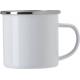 Taza esmaltada de acero inox. Jamaal Ref.GI709888-BLANCO 