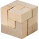Puzzle cubo de madera Amber Ref.GI749996-MARRÓN 