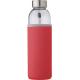 Botella de cristal con funda de neopreno Nika Ref.GI9301-ROJO 