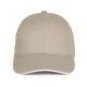 Gorra béisbol con sándwich - 6 paneles Ref.TTKP196-BEIGE/BLANCO 