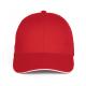 Gorra béisbol con sándwich - 6 paneles Ref.TTKP196-ROJO BLANCO 