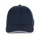 Gorra béisbol con sándwich - 6 paneles Ref.TTKP196-MARINA/BLANCO 