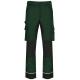 Pantalón de trabajo performance reciclado hombre Ref.TTWK743-BOSQUE VERDE/NEGRO