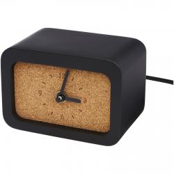 Reloj de sobremesa con cargador inalámbrico de piedra caliza Momento
