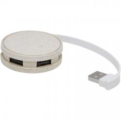 Hub USB de paja de trigo Kenzu
