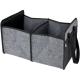 Organizador de coche plegable de fieltro reciclado GRS Felta Ref.PF120664-GRIS MEDIO 