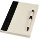 Set de libreta de referencia de tamaño a5 y bolígrafo fabricados con cartones de leche reciclados Dairy dream Ref.PF107811-NEGRO INTENSO 