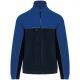Chaqueta micropolar bicolor ecorresponsable - unisex Ref.TTWK904-AZUL MARINO/AZUL REAL