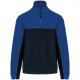 Chaqueta polar bicolor ecorresponsable - unisex Ref.TTWK904-AZUL MARINO/AZUL REAL