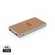 Powerbank inalámbrico 5W de Corcho y Trigo 8.000 mAh Ref.XDP32221-CAQUI 