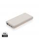 Powerbank 10.000 mAh  de paja de trigo Ref.XDP32229-CAQUI 