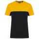 Camiseta bicolor ecorresponsable manga corta - unisex Ref.TTWK304-AMARILLO NEGRO