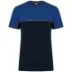 Camiseta bicolor ecorresponsable manga corta - unisex Ref.TTWK304-AZUL MARINO/AZUL REAL
