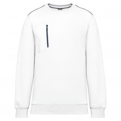 Sudadera day to day con bolsillo de cremallera contrastada